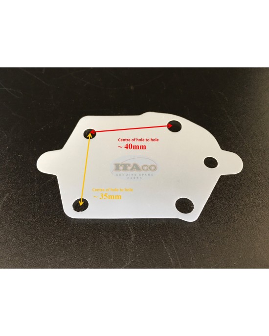 Made in Japan OEM Genuine Fuel Pump Diaphragm 80606 M For Mercury Mariner Quicksilver Marine Outboard 25 - 90HP 2-stroke Engine Made in Japan OEM Genuine Fuel Pump Diaphragm 80606 M For Mercury Mariner Quicksilver Marine Outboard 25 - 90HP 2-stroke Engine