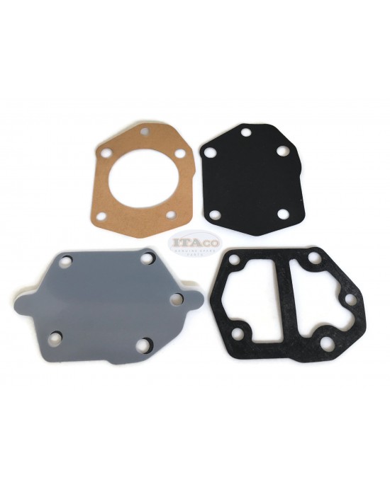 Boat Motor Diaphragm Gasket Set Kit 84141M 80606M for Mercury Mariner Mercruiser Quicksilver 43113 M T 25-90HP 2 stroke Engine