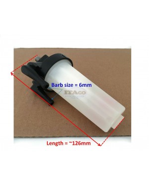 Boat Motor Fuel Filter Assy Long for Yamaha Outboard Motor F 40HP - 85HP 2 / 4 st 64J-24560-10 00 6MM Parsun T85-05000300 Outboard Engine