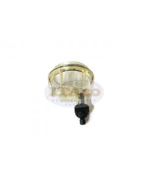 Boat Motor CLEAR BOWL & DRAIN ONLY - Suits Fuel Filter Water Separator Mercury Mercruiser Quicksilver Johnson OMC Boat/Marine/Outboard