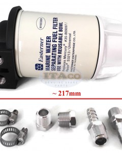 Boat Motor Fuel Filter Marine Fuel Water Separator Mercury/Yamaha Johnson OMC Outboard 35-60494-1 S3123 10 Micron 11/16" Engine