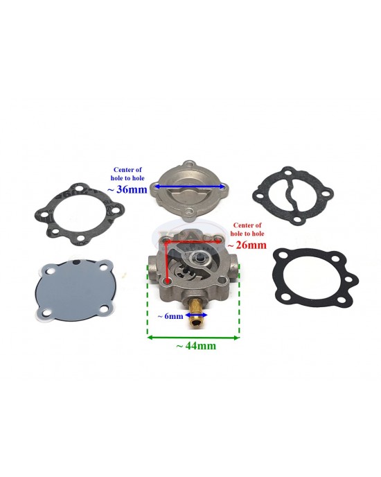 Boat Motor Fuel Pump Assy Set w/ Diaphragm 15100-93901 15100-93900 93911 93910 for Suzuki Outboard DT 9.9HP 15HP 2-stroke Engine