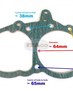 Boat Motor Intake Manifold Gasket 350-02105-0 1 2 3 8036634 803663029 for Tohatsu Nissan Mercury Quicksilver Marine Outboard NS M 9.9HP-18HP D2 E2 2-stroke Engine