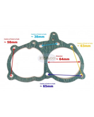 Boat Motor Intake Manifold Gasket 350-02105-0 1 2 3 8036634 803663029 for Tohatsu Nissan Mercury Quicksilver Marine Outboard NS M 9.9HP-18HP D2 E2 2-stroke Engine
