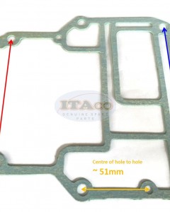 Boat Motor 3C8-01303 27 812939024 812939016 - 24 Base Gasket For Nissan Tohatsu Mercury Outboard 40HP-50HP 2-stroke