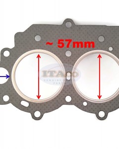 Boat Outboard Motor Cylinder Head Gasket 63V-11181-A1 63V-11181-A2 0 18-99140 For Yamaha Parsun Sierra Outboard 13.5HP 9.9HP 15HP 2 stroke Boat Engine