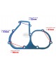 Boat Motor 648-13621-00 A0 A1 T20-06000012 Valve Seat Gasket for Yamaha Parsun Makara Outboard 25HP 30HP 2-Stroke Engine