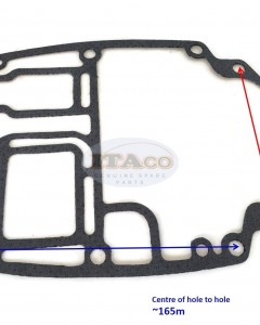 Boat Motor 66T-45113-A0 Upper Casing Gasket for Yamaha Outboard hors-bord 40HP 40X E40X 2-Stroke