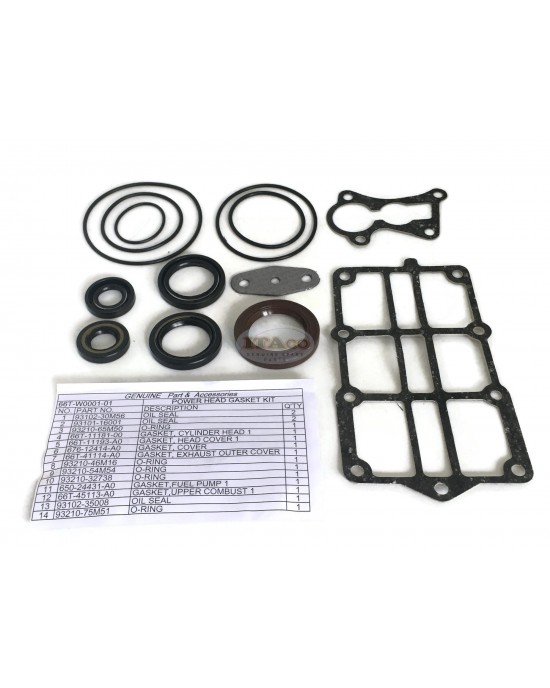 thumbnail image 2 of Lower Unit Seal Kit For Yamaha 40hp Enduro – Replaces 66T-W0001-20-00 2 of 4