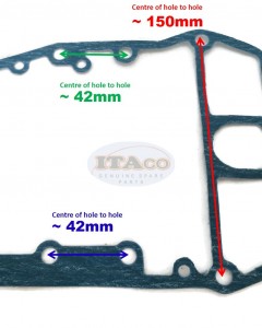 Boat Motor 676-45114-A0 00 Outlet Manifold Upper Casing Gasket T36-00000009 for Yamaha Parsun Outboard Engine