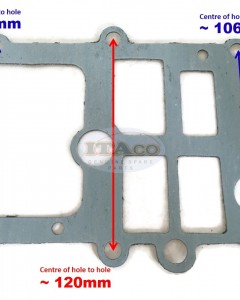 Boat Motor Cylinder Gasket 682-11351-A0 682-11351-00 01 02 For Yamaha Parsun Hidea Marine Outboard 9.9-15HP 2-stroke