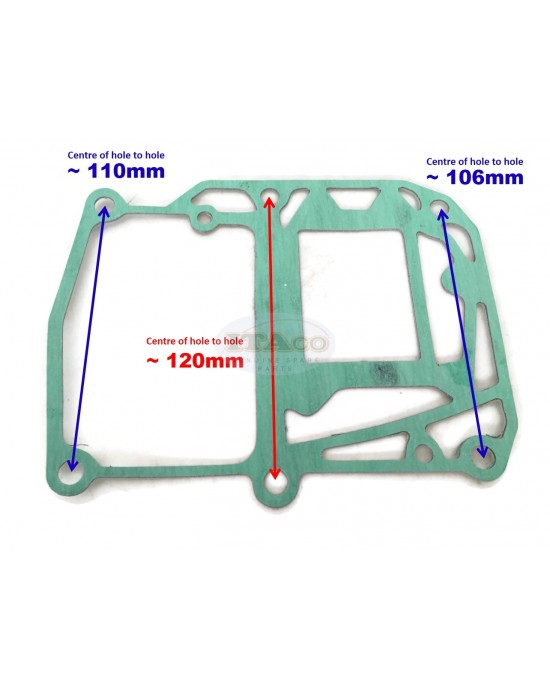 Boat Motor 6B4-11351-A0 Cylinder Gasket for 6B3 6B4 Yamaha Outboard 2-Stroke 9.9HP 15HP Engine