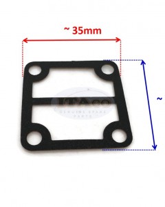 Boat Motor 6E0-24435-00 27-91749M Fuel Pump Gasket for Yamaha Mercury Mariner Seapro Outboard 2-Stroke 4HP 5HP 4A 5C Engine