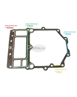 Boat Motor Upper Casing Gasket 6E5-45113-A0 02 for Yamaha Outboard 115HP 115 115ET 2 stroke Engine