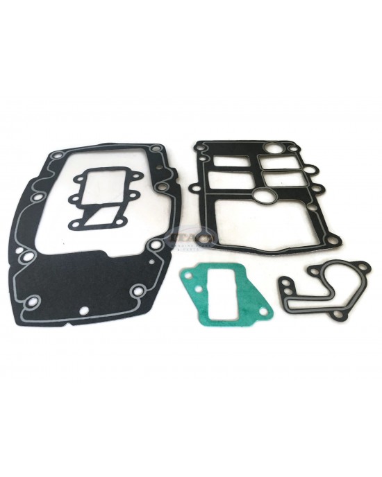 Boat Motor 6E7-W0001-01 02 0 Powerhead Gasket & Seal kit For Yamaha Outboard 9.9HP 15HP 2 stroke Engine