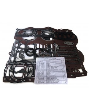 Boat Motor Power Head Gasket Set Kit 6F3-W0001-A4 6F3-W0001-A5 A0 6F3-W0001-00 01 02 for Yamaha Outboard V4 115HP 130HP Marine 2-stroke Engine