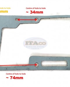 Boat Motor 6G1-45113-A1 A0 00 Gasket Upper Casing for Yamaha Outboard 6HP 8HP C 2cyl 2-stroke Engine