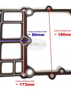 Boat Motor 6G5-45113-00 A1 Upper Casing Gasket for Yamaha Outboard 2-Stroke 150HP 200HP 225HP Engine