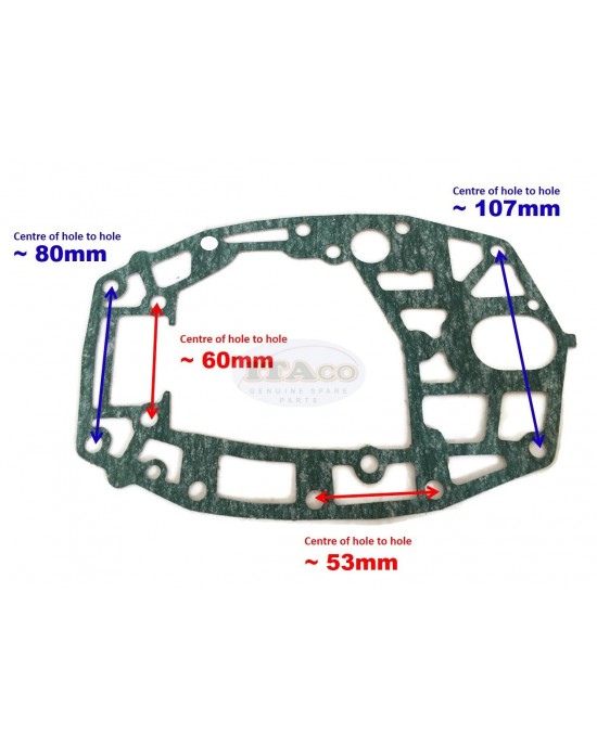 Boat Motor 6H4-45114-00 Upper Casing Gasket for Yamaha Outboard 3 Cyl 25HP 40HP 50HP Engine