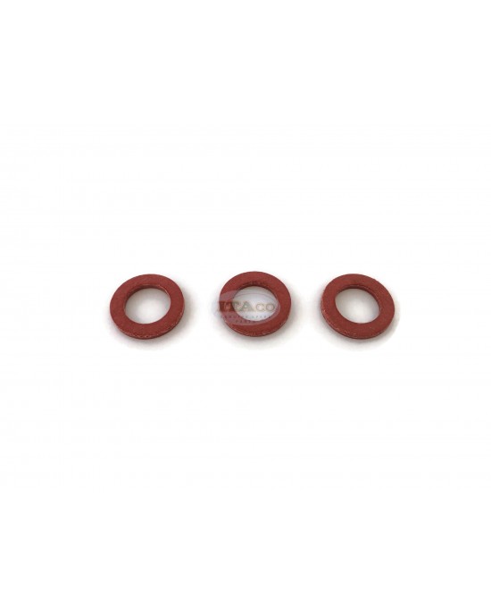 Boat Motor 3x Fribe Washer 90430-08020 Gasket Seals replaces Yamaha Mariner Tohatsu Mercury Nissan Outboard Jet-ski Motorcycle Diesel Snow Motor Engine