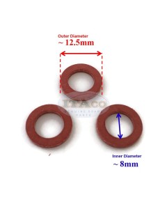 3x Boat Motor Washer 90430-08003 Seal Seals Gasket For Yamaha Parsun Outboard F 2.5HP - 30HP small 2/4-stroke Engine