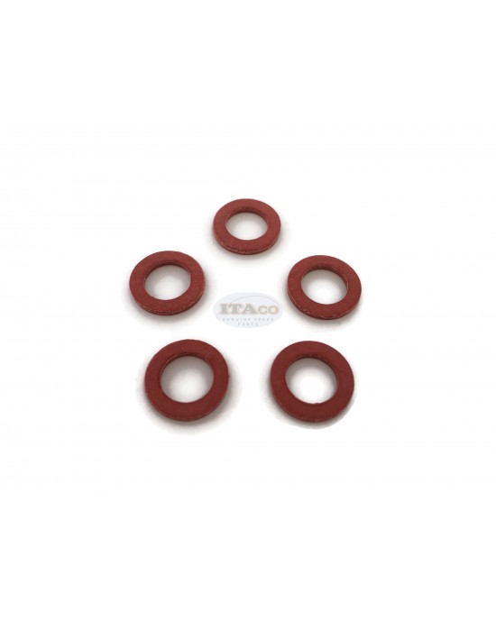 5 pcs Boat Motor Fribe Washer Gasket 90430-08003 Seals Seal For Yamaha Outboard 2HP - 350HP 2 /4 stroke Engine