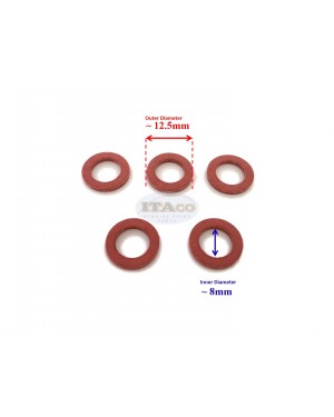 Boat Motor 5x Fribe Washer 90430-08020 Gasket Seals for Yamaha Parsun Tohatsu Nissan Mercury Mariner Outboard Motor Engine