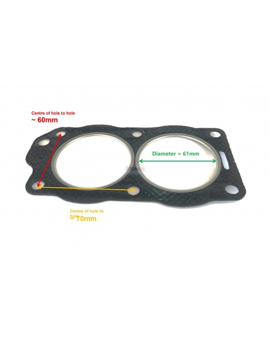 Boat Motor Cylinder Head Gasket 338222 0338222 778195 0778195 879004 for Johnson Evinrude OMC BRP Outboard 9.9 - 15HP 2-stroke 1993-2006 Boat Motor Cylinder Head Gasket 338222 0338222 778195 0778195 879004 for Johnson Evinrude OMC BRP Outboard 9.9 - 15HP 2-stroke 1993-2006