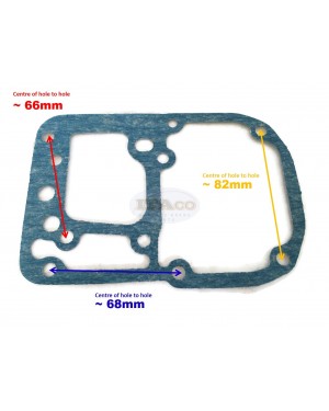 Boat Outboard Powerhead Exhaust Housing Gasket 0325721 325721 18-2907 802289 for Johnson Evinrude OMC Mercury Outboard 9.9HP 15HP 2 Stroke Marine Motor Engine