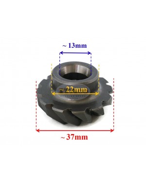 Boat Motor Pinion Bevel Gear B 350-64020-1 0 M 43-803740 803740 for Tohatsu Nissan Mercury Mercruiser Outboard 9.9HP 15HP 18HP 13T 2/4 stroke Engine