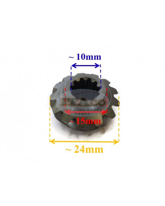 Boat Motor Gear Set for Mercury Mariner Outboard 4HP - 6HP Forward Gear Reverse Gear Pinion 2/4 Stroke Engine