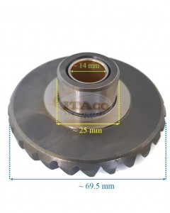 Boat Motor F25-04020000 Forward Gear for Parsun Outboard Engine 4-Stroke F20 F25 Boat Motor Engine