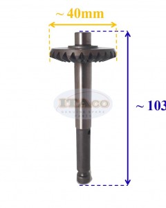 Boat Motor Forward Gear Assy 646-45560-00 for Yamaha Outboard Lower Drive 1 2HP 2M 2S 2F 2 27T 2/4 stroke Engine