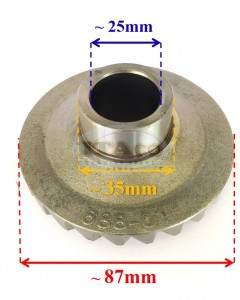 Boat Motor Reverse Rev Gear 688-45571 688-45570 T85-04000605 for Yamaha Parsun Outboard T 75HP 80HP 85HP 90HP 26 Teeth Engine