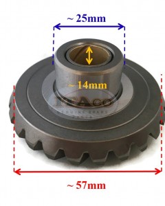 Boat Motor Forward Gear 1 for Yamaha Outboard 689-45560-00 25HP 30HP C25 C30 CV25 CV30 24T 2 stroke Engine