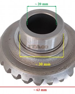 Boat Motor Reverse Rev Gear 2 689-45571 689-45570 00 for Yamaha Outboard 24 Teeth 2 stroke Engine