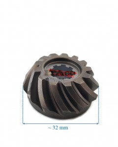 Boat Motor Pinion Gear Bevel fit Yamaha Outboard 6E7-45551-00 01 F9 F9.9 F15 F20 9.9HP 15HP 13T 2/4-stroke before 1996