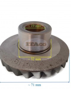 Boat Motor Forward Gear 6H4-45560-00 6H4-45560-01 for Yamaha Outboard 3 Cyl Engine 40HP 50HP 24 Teeth 2 stroke Engine