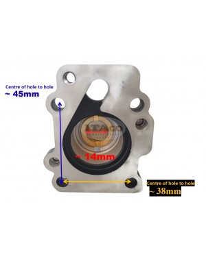 Boat Motor Housing Bearing with Bushing 6E7-45331-00 CA 5B 626-45316 for Yamaha Parsun Outboard 9.9HP 15HP T F 9 15 2/4 stroke Engine