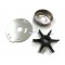 Boat Motor Outer Plate Insert Cartridge Water Pump Impeller 689-44352 689-44323 689-W4432 for Yamaha Outboard 20HP 25HP- 30HP 2/4 stroke Boat Engine