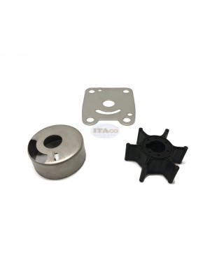 Boat Motor Outer Plate Insert Cartridge Water Pump Impeller 6L5-44323 6L5-44322 6L5-44352 For Yamaha Outboard F 3HP Malta 2/4-stroke Engine