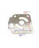 Boat Motor Water Pump Impeller Guide Plate 3C8-65025-0M 18-3414, 851857 1, 8M0135805 compatible with Mercury Tohatsu Nissan Sierra Outboard 40- 50HP Engine