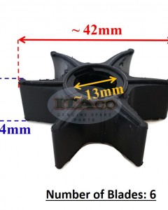 Boat Motor Water Pump Impeller for Johnson Evinrude OMC BRP Outboard 2.2HP 3.3HP 2HP 2.5HP 114812 0114812 Sierra 18-45312 Mercury Quicksilver 47-95289-2 Sierra 18-45312 Engine