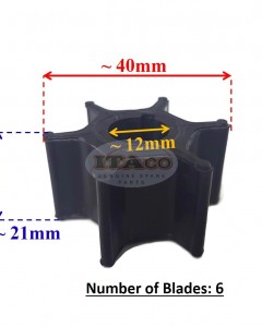 Boat Motor Water Pump Impeller 5033112 For Johnson Evinrude OMC BRP Outboard 10HP - 15HP 2/4-stroke Boat Engine