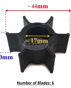Boat Motor Water Pump Impeller 345-65021-0 M 47-16154-1 for Tohatsu Nissan Outboard 25HP 30HP 35HP 40HP Sierra Marine 18-8923 Boat Engine