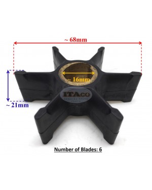Boat Outboard 396809 777214 Water Pump Impeller for Johnson Evinrude OMC BRP Outboard Engine