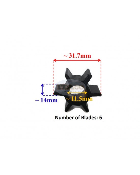 Boat Motor 47-22748 18-3012 Outboard Engine Water Pump Impeller Mercury Mercruiser Quicksilver Sierra 3.5HP 3.9P 5HP 6HP Boat Motor Boat Motor 47-22748 18-3012 Outboard Engine Water Pump Impeller Mercury Mercruiser Quicksilver Sierra 3.5HP 3.9P 5HP 6HP Boat Motor