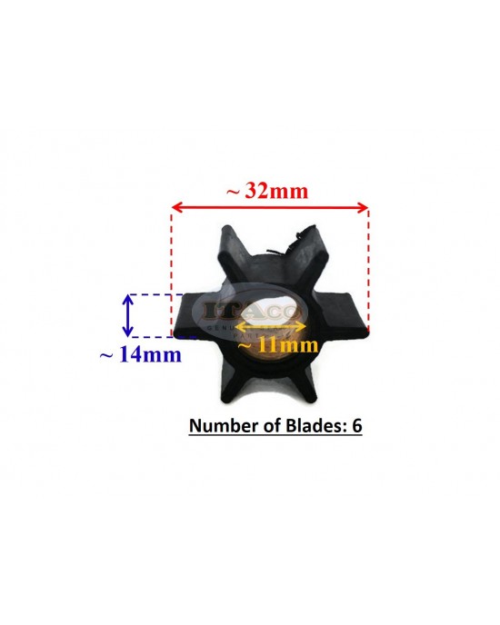 Boat Outboard Motors Water Pump Impeller for Mercury 47-89980 47-68988 Sierra 18-3054 9-45304 500314 Outboard Boat Engine Boat Outboard Motors Water Pump Impeller for Mercury 47-89980 47-68988 Sierra 18-3054 9-45304 500314 Outboard Boat Engine