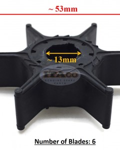 Boat Motor Water Pump Impeller Outboard motor Boat 63V-44352-01 63V-44352-00 02 for Yamaha Outboard 8HP 9.9HP 15HP Sierra 18-3040 Engine