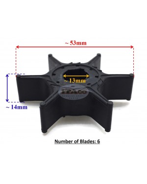 Boat Motor Water Pump Impeller Outboard motor Boat 63V-44352-01 63V-44352-00 02 for Yamaha Outboard 8HP 9.9HP 15HP Sierra 18-3040 Engine